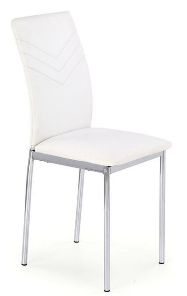 krzesło kuchenne, krzesła nowoczesne, krzesło ekoskóra, biały